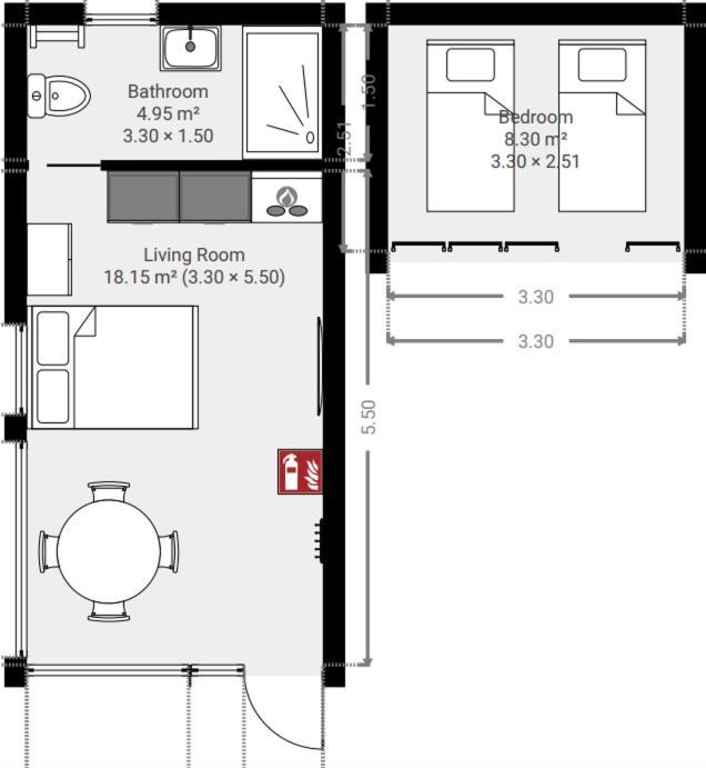 Tiny House - Optioneel Met Hottub Lägenhet Dokkum Exteriör bild