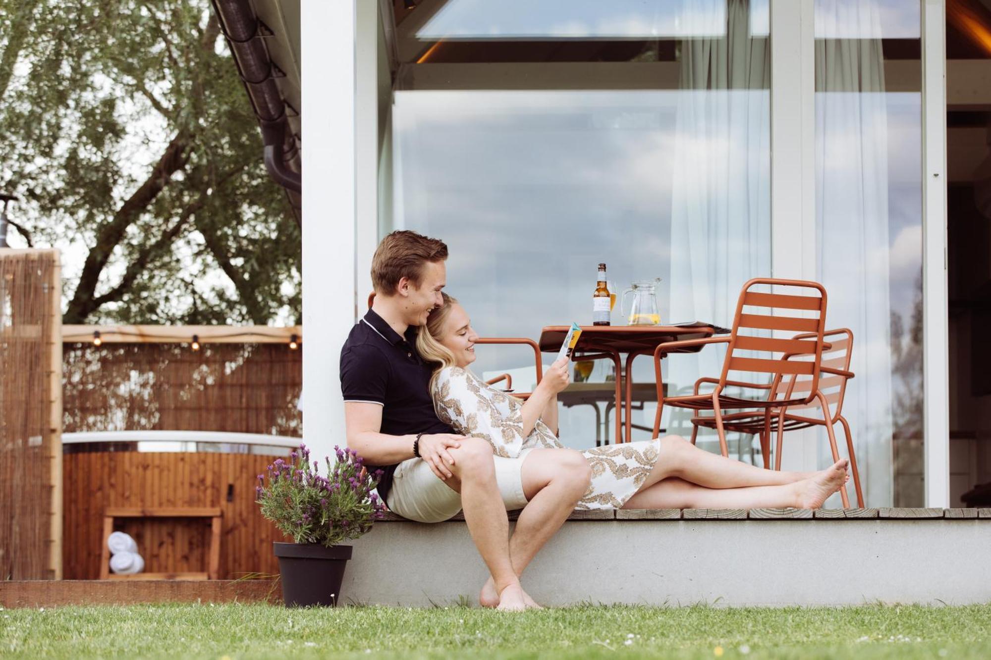 Tiny House - Optioneel Met Hottub Lägenhet Dokkum Rum bild