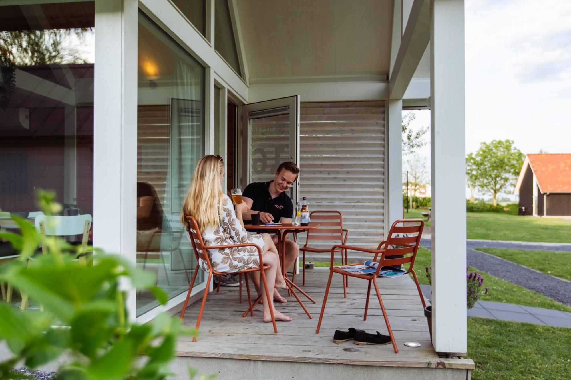 Tiny House - Optioneel Met Hottub Lägenhet Dokkum Rum bild